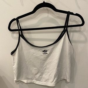 Adidas medium crop top trendy fashion tanktop athletic shirt